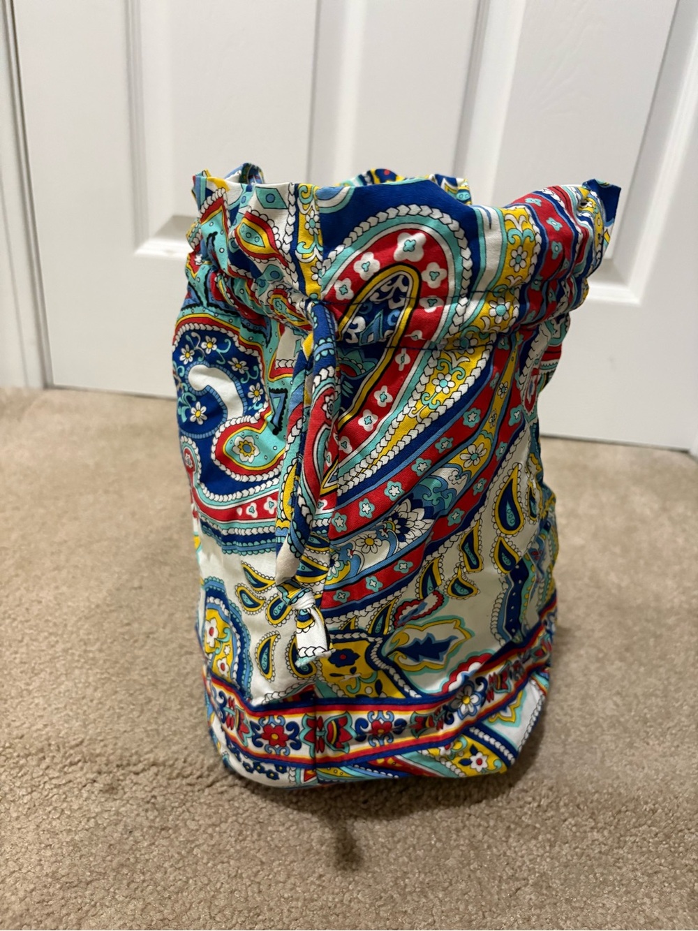 Vera Bradley Ditty  Multicolor Paisley Drawstring Cosmetic Bag